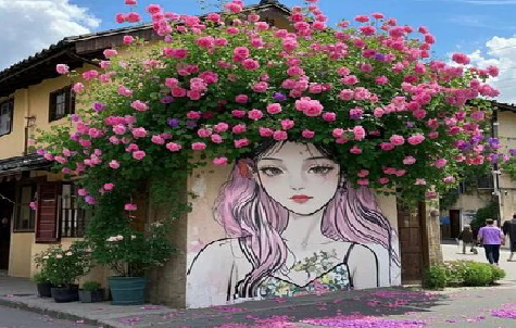 炉霍怎么设计网红打卡墙绘