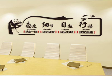 炉霍企业文化墙主要展示什么？