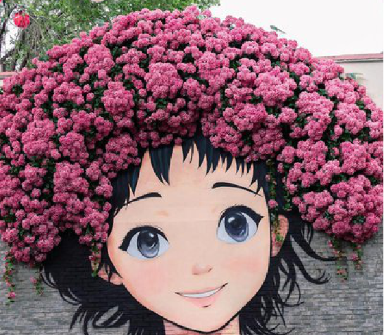 炉霍墙体彩绘-网红墙打卡