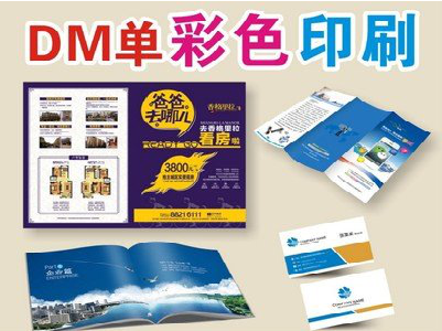 炉霍单页印刷，色彩搭配简单。