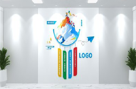 炉霍公司企业形象墙的工艺材料有哪些？